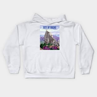 City of Rocks, Morning Glory Spire, Idaho Kids Hoodie